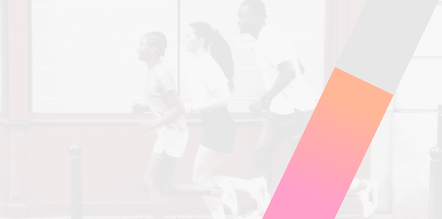 Runners in motion